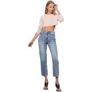 Insane Gene High Rise Ankle Length Straight Jeans - P1107 - Size 11/29